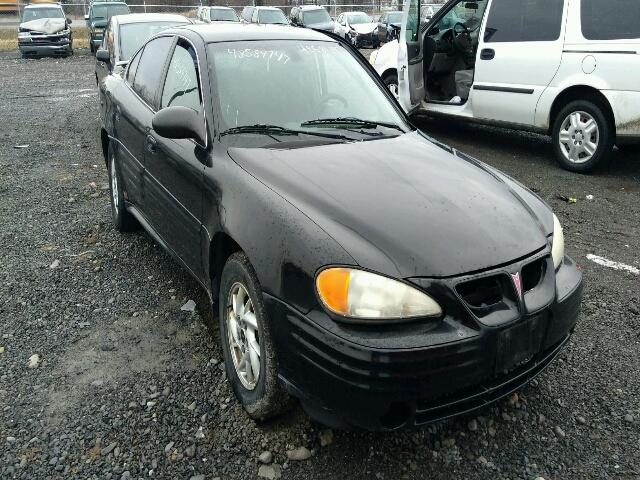 1G2NF52F32C321894 - 2002 PONTIAC GRAND AM S BLACK photo 1