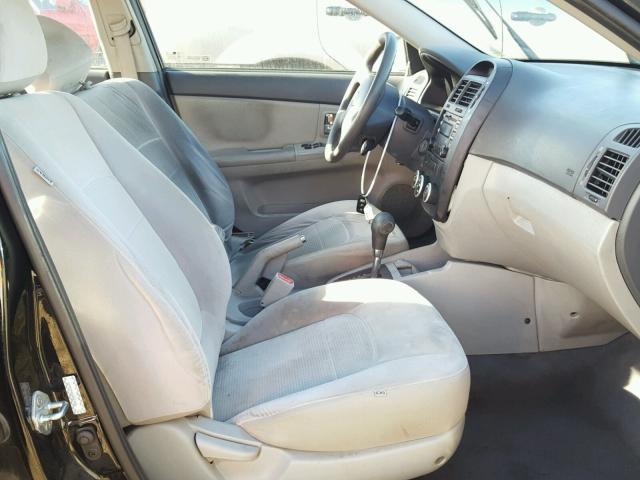 KNAFE221295658042 - 2009 KIA SPECTRA EX BLACK photo 5