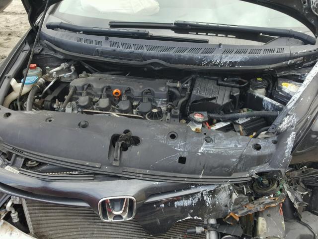 2HGFG12918H560335 - 2008 HONDA CIVIC EXL 黑色 照片 6