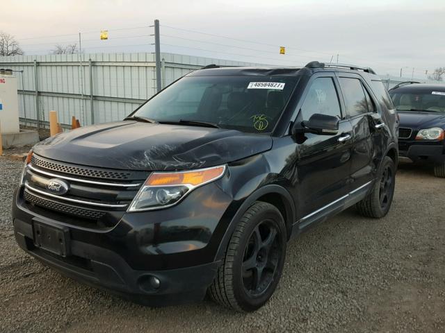 1FMHK8F81BGA18859 - 2011 FORD EXPLORER L BLACK photo 2