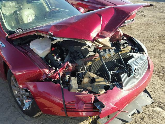 1G4HD57298U134775 - 2008 BUICK LUCERNE CX BURGUNDY photo 10