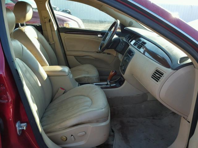 1G4HD57298U134775 - 2008 BUICK LUCERNE CX BURGUNDY photo 5