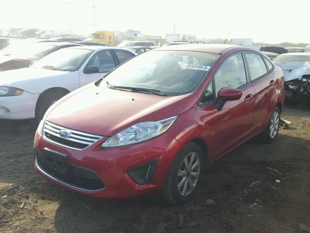 3FADP4BJ5CM140210 - 2012 FORD FIESTA SE RED photo 2