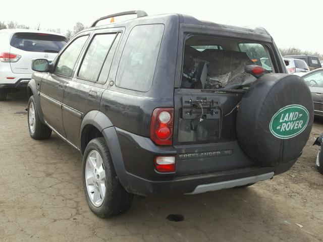 SALNE22204A298396 - 2004 LAND ROVER FREELANDER BLACK photo 3