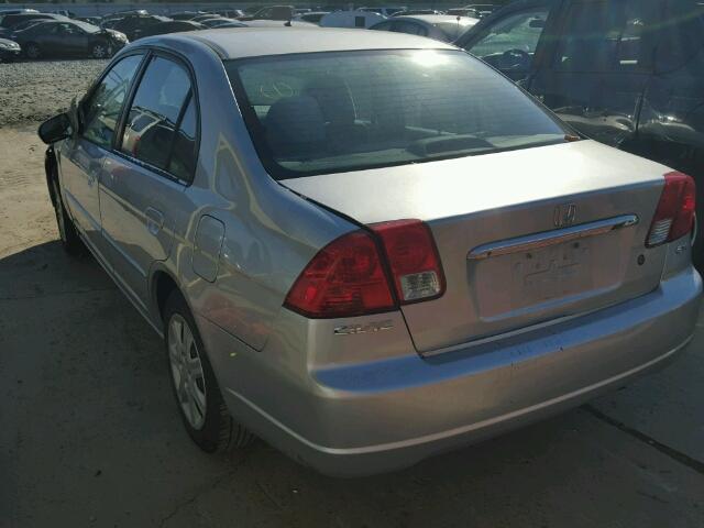 2HGES26783H507908 - 2003 HONDA CIVIC EX SILVER photo 3