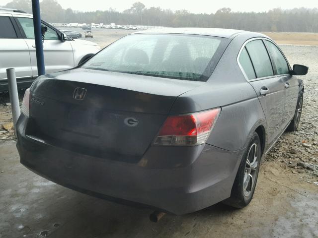 1HGCP2F35AA188940 - 2010 HONDA ACCORD LX GRAY photo 4