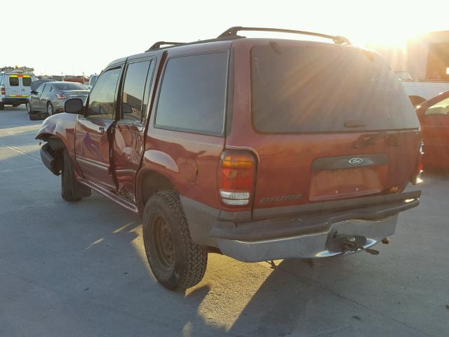 1FMZU72X6YZC40400 - 2000 FORD EXPLORER X RED photo 3