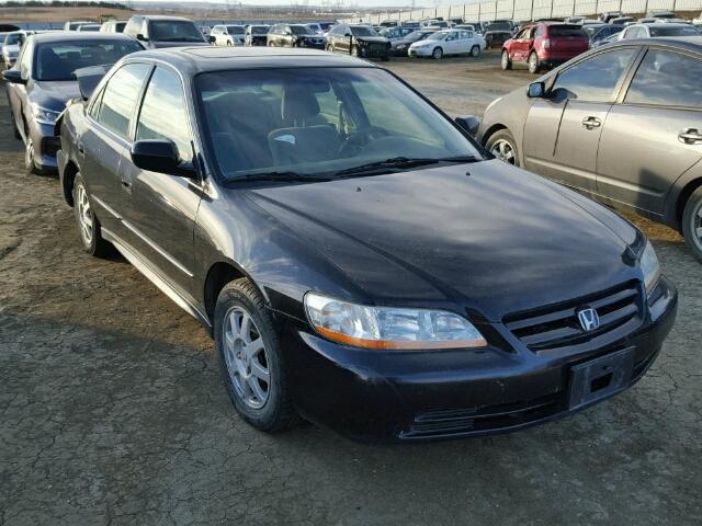 JHMCG56702C015074 - 2002 HONDA ACCORD SE BLACK photo 1