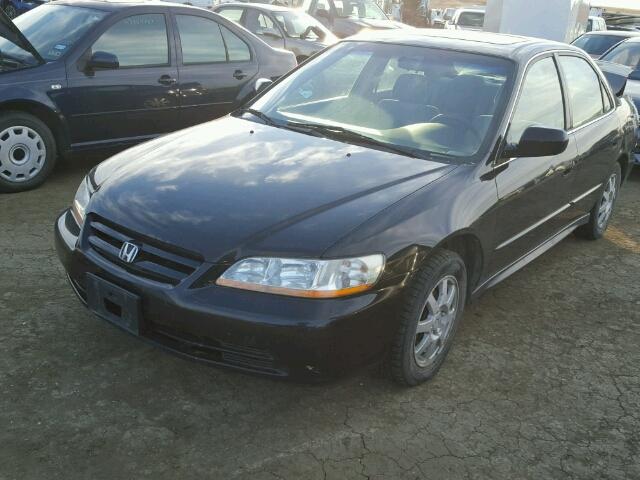 JHMCG56702C015074 - 2002 HONDA ACCORD SE BLACK photo 2