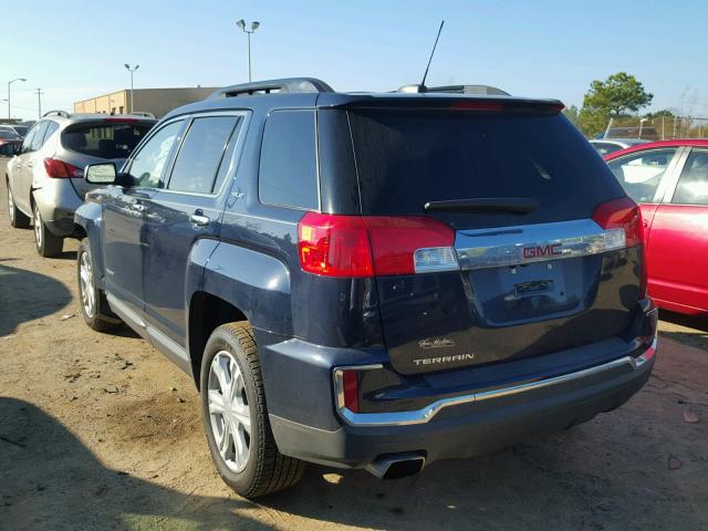 2GKALNEK7H6116001 - 2017 GMC TERRAIN SL BLUE photo 3