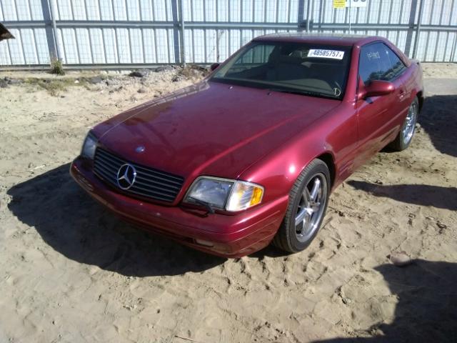 WDBFA68F6YF190655 - 2000 MERCEDES-BENZ SL 500 RED photo 2