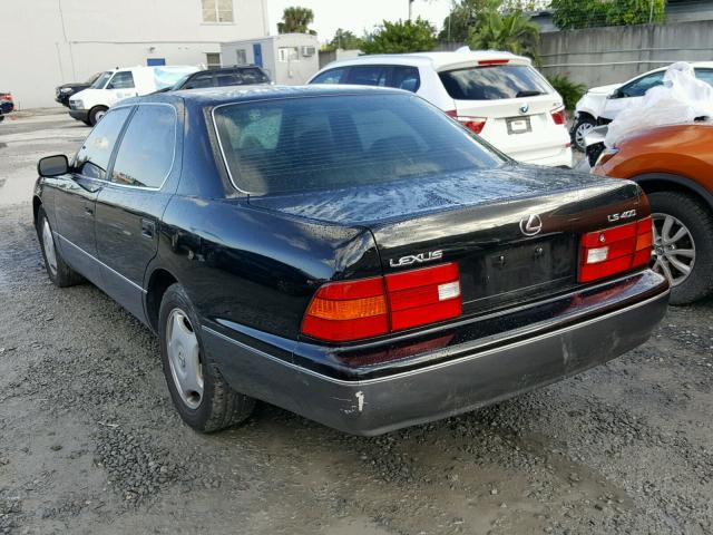 JT8BH28FXX0152933 - 1999 LEXUS LS 400 BLACK photo 3