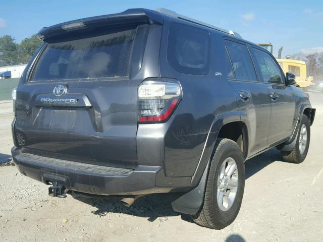 JTEZU5JR2G5116623 - 2016 TOYOTA 4RUNNER SR GRAY photo 4