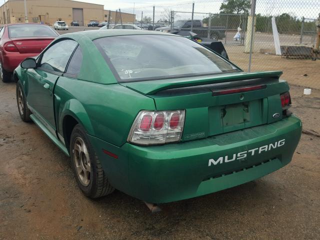 1FAFP4043XF232007 - 1999 FORD MUSTANG GREEN photo 3