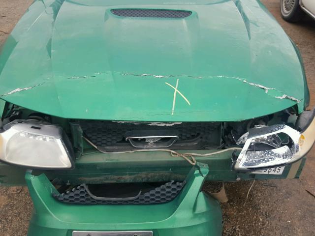 1FAFP4043XF232007 - 1999 FORD MUSTANG GREEN photo 7