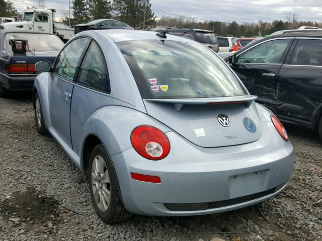 3VWRG31C49M508346 - 2009 VOLKSWAGEN NEW BEETLE BLUE photo 3