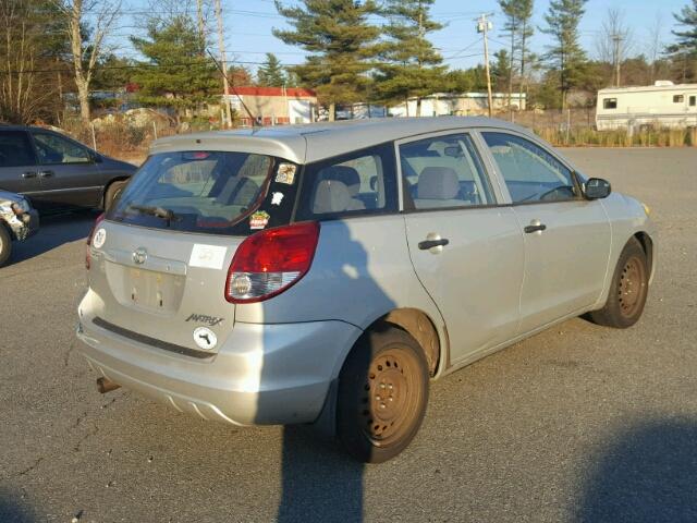 2T1KR32E33C067579 - 2003 TOYOTA COROLLA MA SILVER photo 4