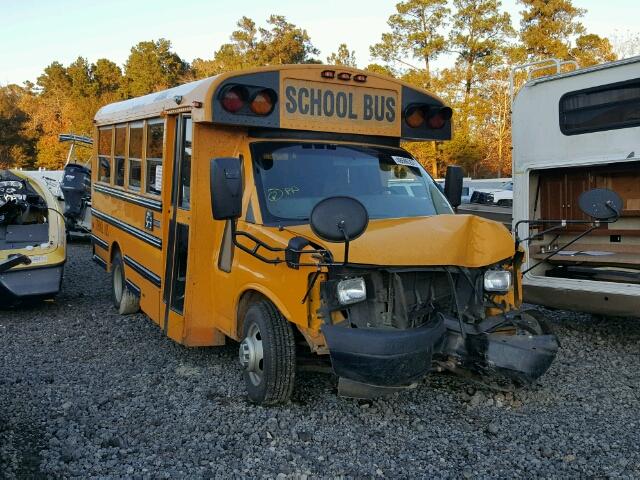 1GB3G2BL5B1131244 - 2011 CHEVROLET EXPRESS G3 YELLOW photo 1