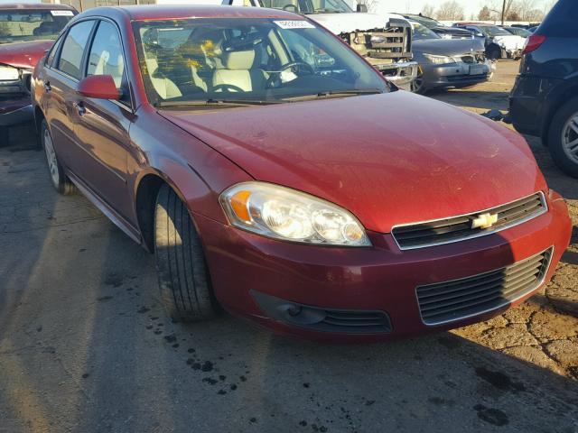 2G1WB5EKXA1209532 - 2010 CHEVROLET IMPALA LT BURGUNDY photo 1