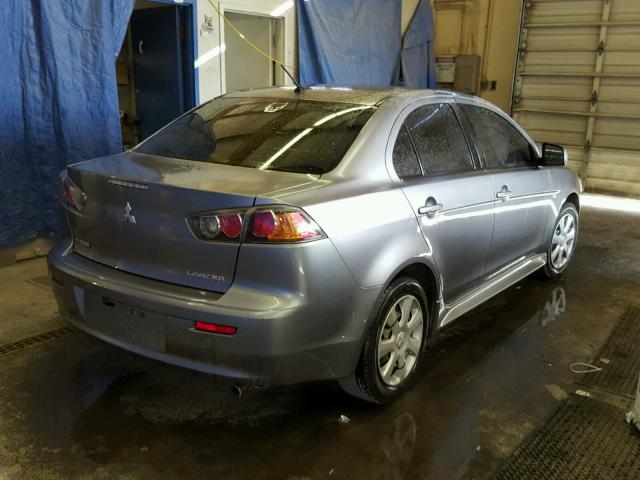 JA32U2FU8DU008735 - 2013 MITSUBISHI LANCER ES/ GRAY photo 4