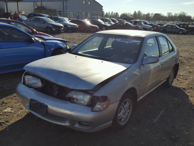 1N4AB41D3XC734296 - 1999 NISSAN SENTRA BAS SILVER photo 2