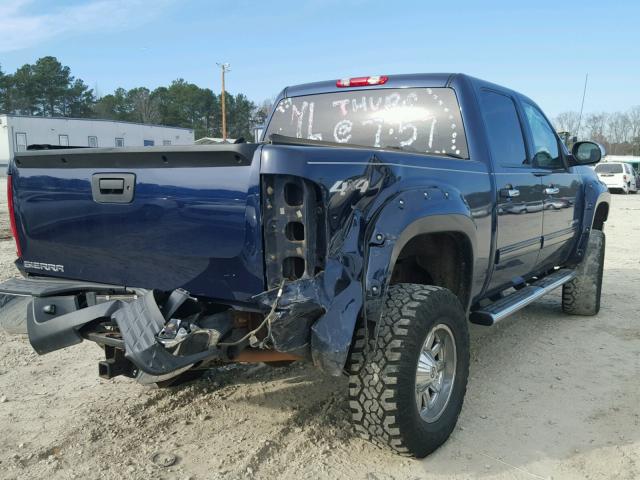 3GTP2VE34BG296549 - 2011 GMC SIERRA K15 BLUE photo 4