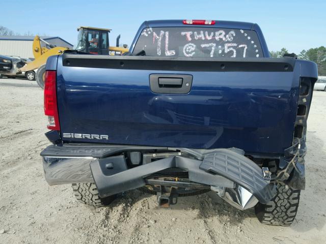 3GTP2VE34BG296549 - 2011 GMC SIERRA K15 BLUE photo 9