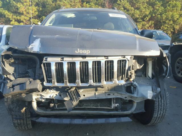 1J4GW48S74C154388 - 2004 JEEP GRAND CHER GRAY photo 9