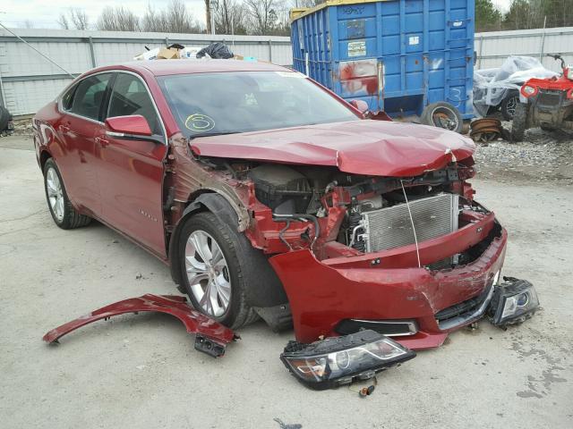 2G1115SL9F9223618 - 2015 CHEVROLET IMPALA LT MAROON photo 1