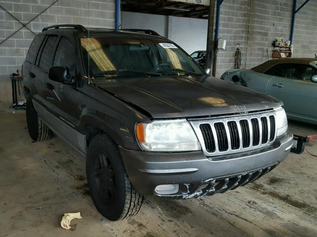 1J4GX48S62C289467 - 2002 JEEP GRAND CHER GRAY photo 1