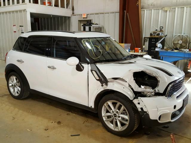 WMWZC3C56CWL85019 - 2012 MINI COOPER S C WHITE photo 1