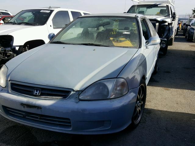 1HGEJ814XYL016124 - 2000 HONDA CIVIC EX BLUE photo 2