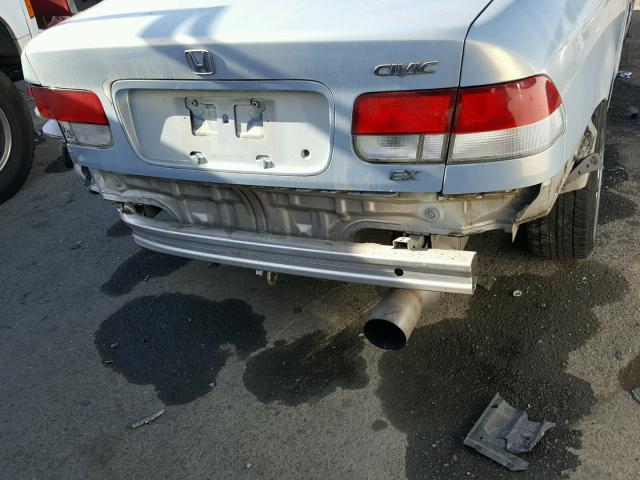 1HGEJ814XYL016124 - 2000 HONDA CIVIC EX 蓝色 照片 9