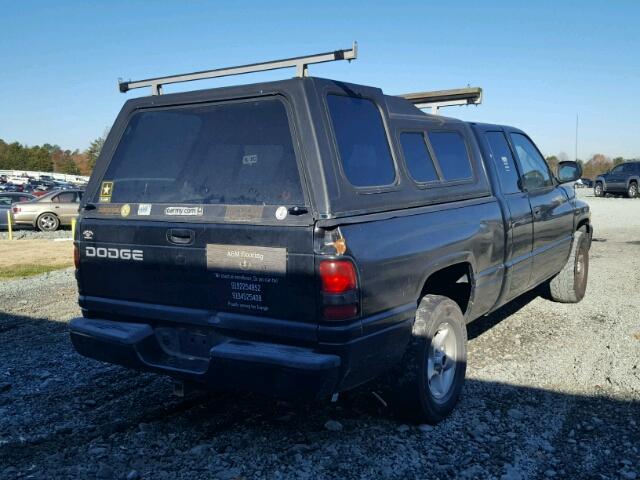 3B7HC13Y81G760868 - 2001 DODGE RAM 1500 BLACK photo 4