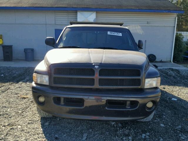 3B7HC13Y81G760868 - 2001 DODGE RAM 1500 BLACK photo 9