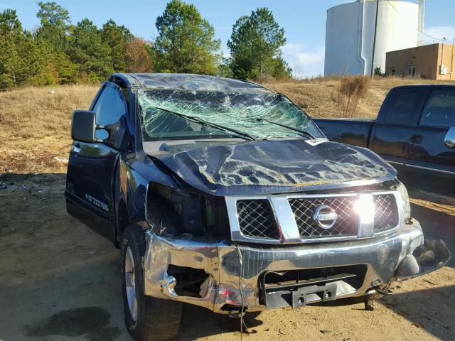 1N6BA06B96N514274 - 2006 NISSAN TITAN XE BLUE photo 9