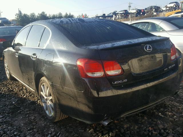 JTHCH96S360003632 - 2006 LEXUS GS GENERAT BLACK photo 3