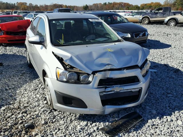 1G1JA5SH8D4121867 - 2013 CHEVROLET SONIC LS SILVER photo 1