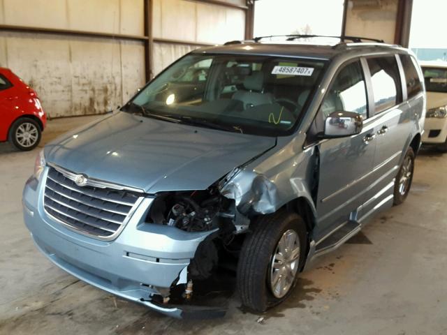 2A4RR6DXXAR501518 - 2010 CHRYSLER TOWN & COU BLUE photo 2