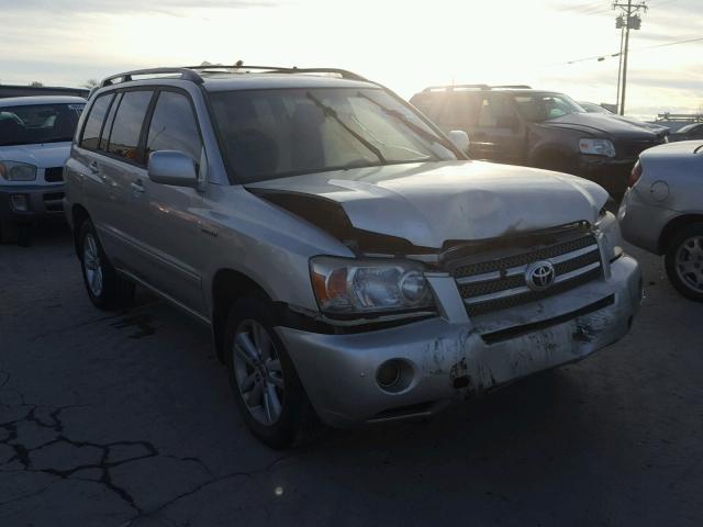 JTEDW21A960010811 - 2006 TOYOTA HIGHLANDER SILVER photo 1