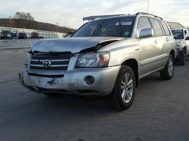 JTEDW21A960010811 - 2006 TOYOTA HIGHLANDER SILVER photo 2