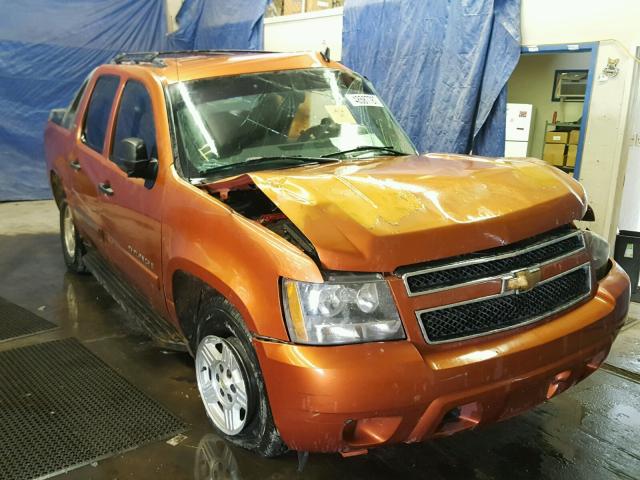 3GNEC12037G173847 - 2007 CHEVROLET AVALANCHE ORANGE photo 1