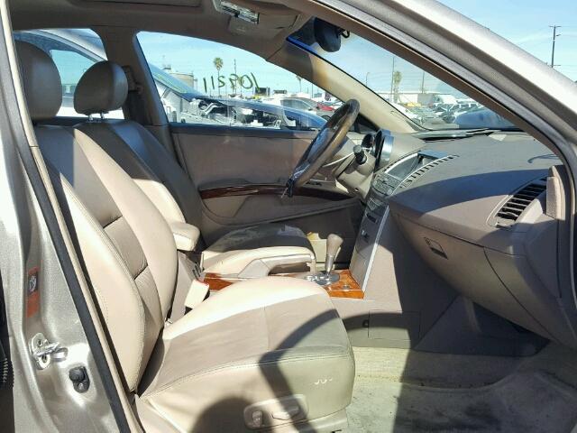 1N4BA41E15C836290 - 2005 NISSAN MAXIMA SE GOLD photo 5