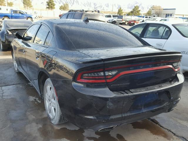 2C3CDXCT9FH730384 - 2015 DODGE CHARGER R/ BLACK photo 3