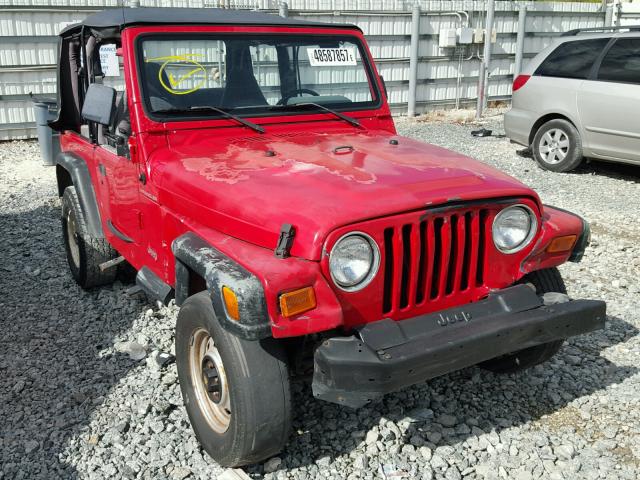 1J4FY29P9VP435350 - 1997 JEEP WRANGLER / RED photo 1