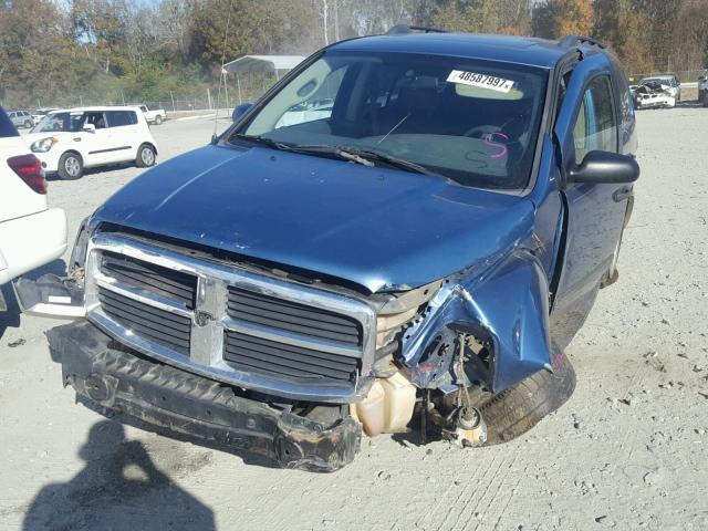 1D8HD48D45F524912 - 2005 DODGE DURANGO SL BLUE photo 2