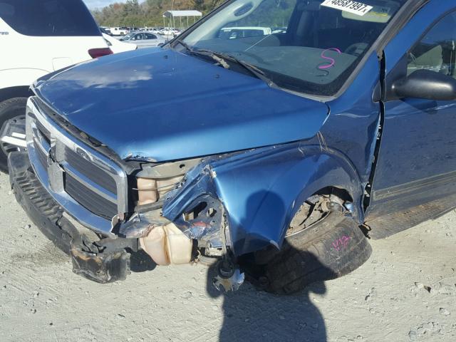 1D8HD48D45F524912 - 2005 DODGE DURANGO SL BLUE photo 9