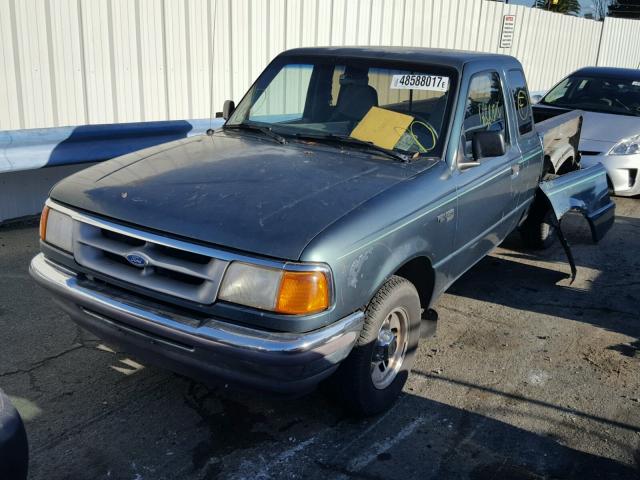 1FTCR14A8VPB31753 - 1997 FORD RANGER SUP GREEN photo 2