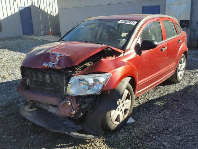 1B3HB48B07D379791 - 2007 DODGE CALIBER SX RED photo 2