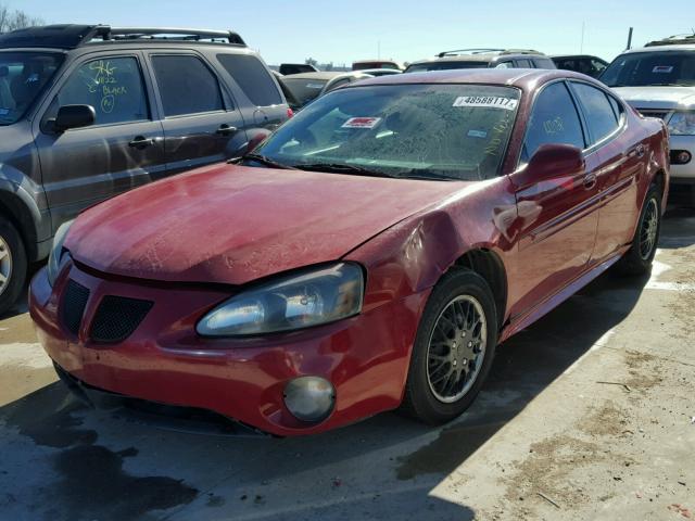 2G2WP552971212735 - 2007 PONTIAC GRAND PRIX RED photo 2